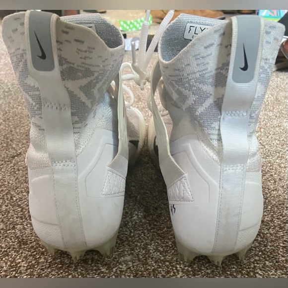 Nike Alpha Menace Elite 2 Size Men's 14 Football Cleats White BV3298-100 - Picture 5 of 9